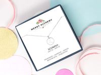 Scorpio Zodiac Necklace in Sterling Silver